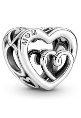 tiny silver infinite hearts Pandora baby charm